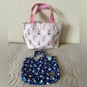 Pusheen Hello Kitty Small Tote Bag Bundle Balloons Cute